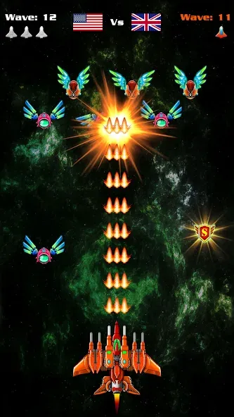 Galaxy Attack: Shooting Game (Гэлэкси Аттак)  [МОД Unlocked] Screenshot 2