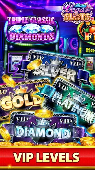 VEGAS Slots by Alisa – Free Fu (Вегас Слоты от Алисы)  [МОД Menu] Screenshot 4