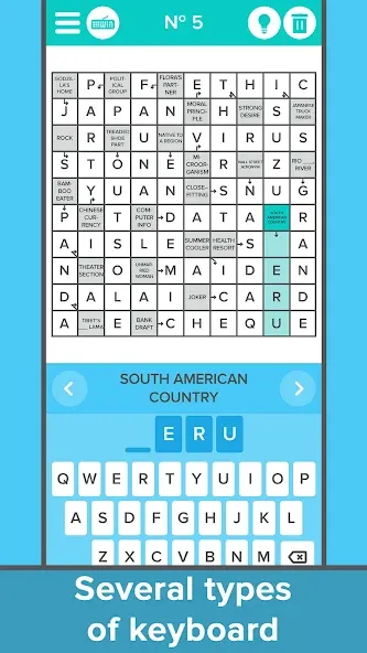 Crossword: Arrowword puzzles  [МОД Mega Pack] Screenshot 2