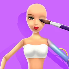 Скачать взлом Doll Makeover - DIY 3D Dolly  [МОД Меню] - полная версия apk на Андроид