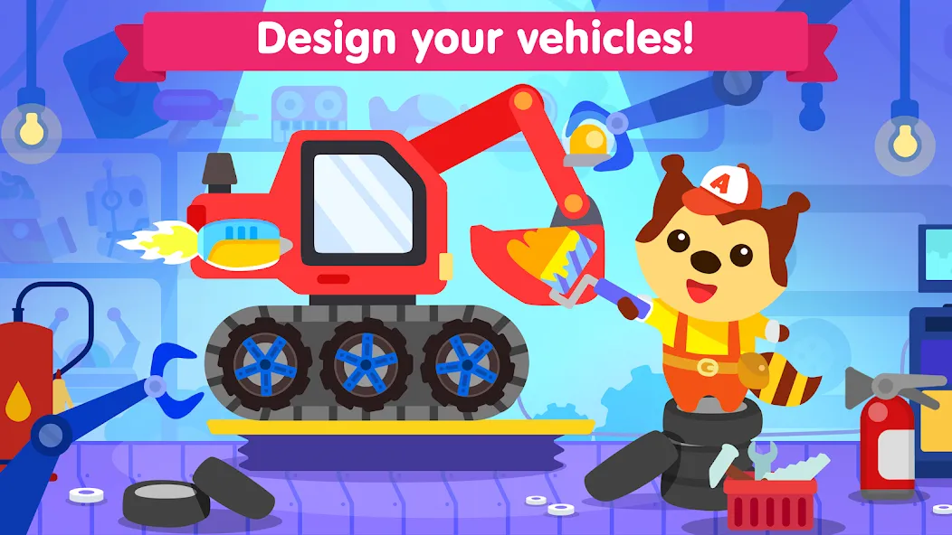 Car games for toddlers & kids  [МОД Unlimited Money] Screenshot 1