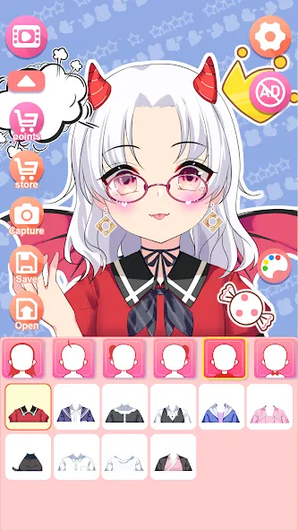 Viya Avatar Maker:emoji (Вия Аватар Мейкер)  [МОД Бесконечные монеты] Screenshot 5