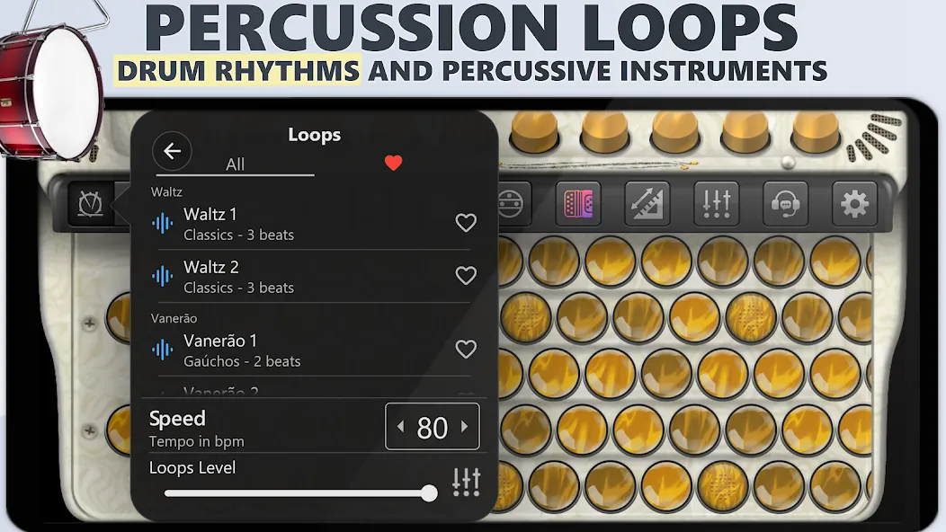 Accordion Chromatic Button (Аккордеон с хроматическими кнопками)  [МОД Unlocked] Screenshot 3