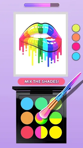 Makeup Kit - Color Mixing  [МОД Меню] Screenshot 1