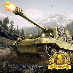 Скачать взлом Tank Warfare: PvP Battle Game (Танковое сражение)  [МОД Mega Pack] - стабильная версия apk на Андроид