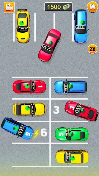 Park Master: Car Parking Jam (Парк Мастер)  [МОД Бесконечные монеты] Screenshot 2