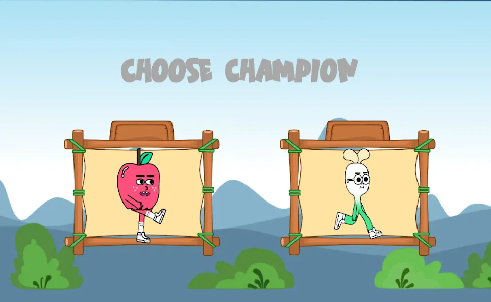 apple and onion running game (эппл энд онион раннинг гейм)  [МОД Все открыто] Screenshot 1