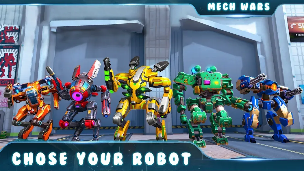 Spider Mech Wars - Robot Game  [МОД Menu] Screenshot 3