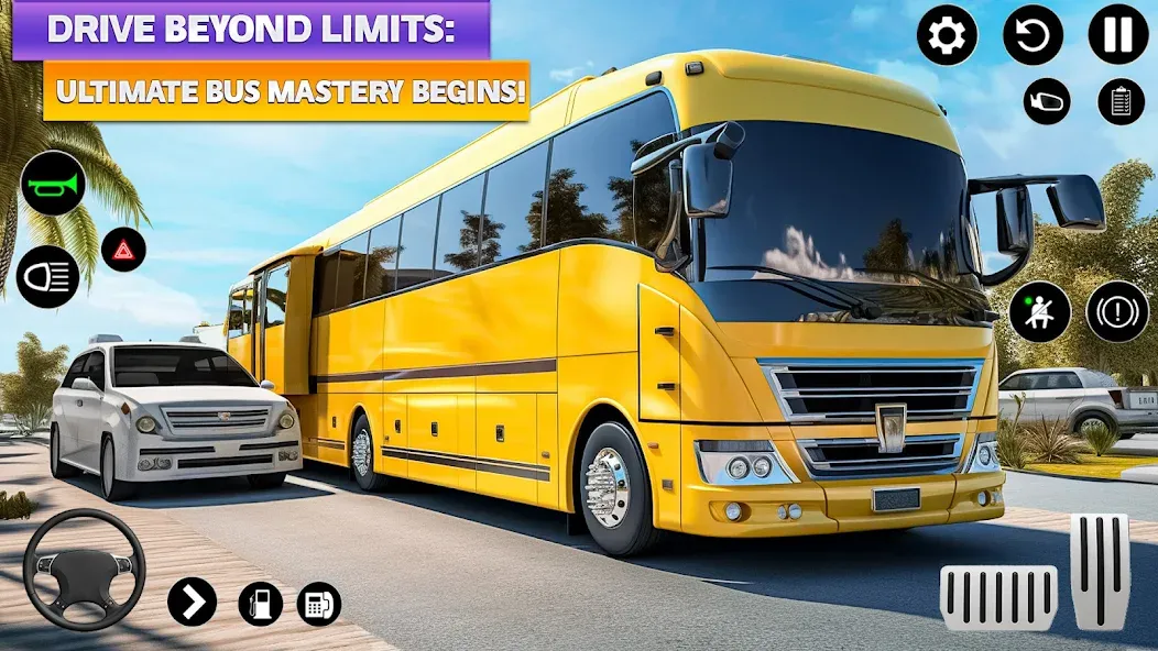 Ultimate Bus Driving Simulator (Ультимативный симулятор вождения автобуса)  [МОД Бесконечные деньги] Screenshot 2