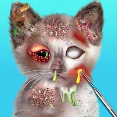 Взломанная Virtual Cat ASMR Spa Makeover (Виртуальный кот  Спа Мэйкавер)  [МОД Меню] - полная версия apk на Андроид