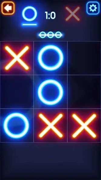 Tic Tac Toe Glow: 2 Players  [МОД Menu] Screenshot 5