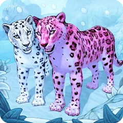 Скачать взлом Snow Leopard Family Sim Online  [МОД Много монет] - полная версия apk на Андроид