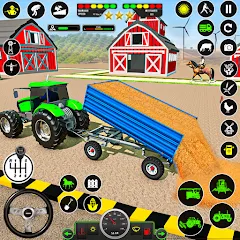 Взломанная Tractor Farming: Tractor Games (Тракторное хозяйство)  [МОД Mega Pack] - стабильная версия apk на Андроид