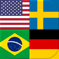 Взломанная Flags of All World Countries  [МОД Бесконечные деньги] - полная версия apk на Андроид