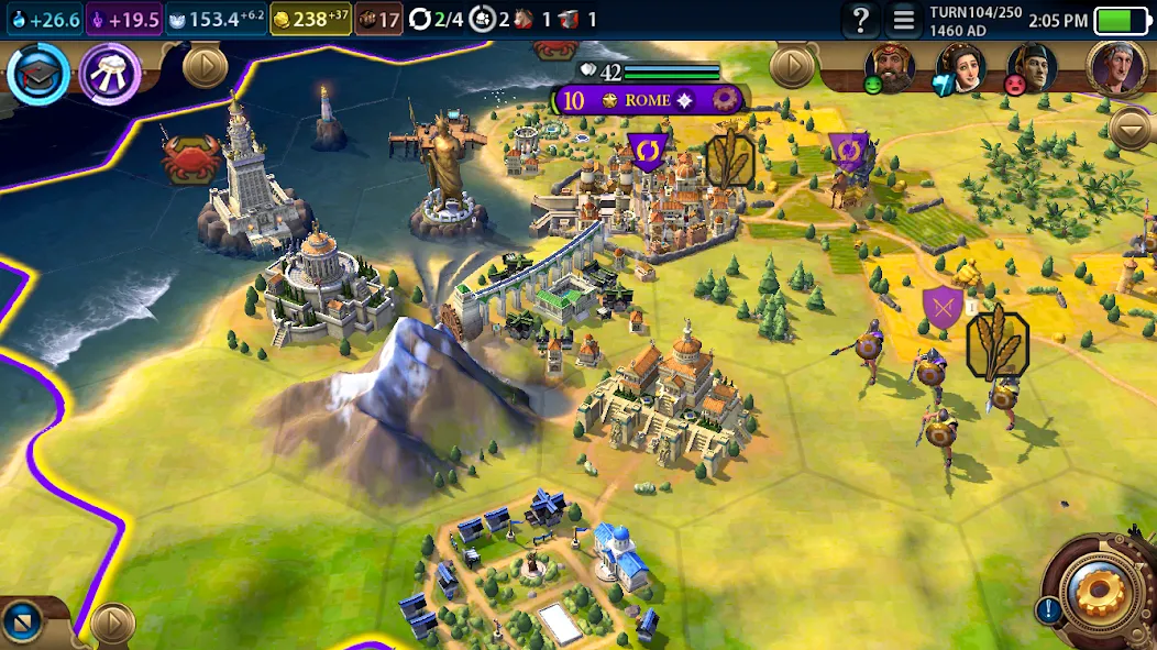 Civilization VI - Build A City (Цивилизация )  [МОД Меню] Screenshot 1