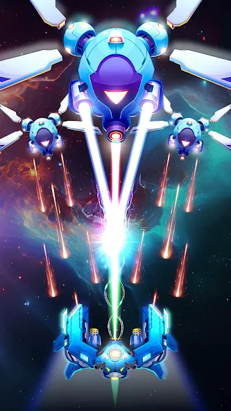 Galaxy Attack - Space Shooter (Гэлэкси Атак)  [МОД Все открыто] Screenshot 3