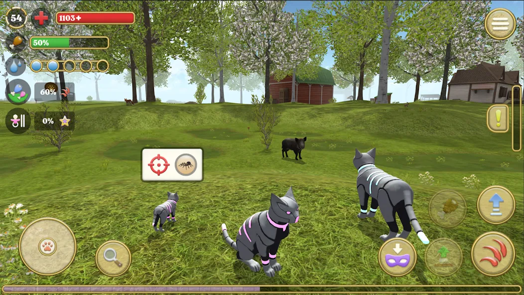 Cat Simulator : Kitties Family  [МОД Mega Pack] Screenshot 5