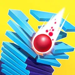 Взломанная Stack Ball - Crash Platforms (Стэк Болл)  [МОД Все открыто] - стабильная версия apk на Андроид