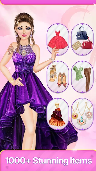 Dress Up Fashion: Makeup Games  [МОД Много монет] Screenshot 4