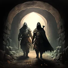 Скачать взломанную Moonshades RPG Dungeon Crawler (Муншейдс)  [МОД Mega Pack] - стабильная версия apk на Андроид