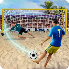 Взлом Shoot Goal - Beach Soccer Game (Шут)  [МОД Много денег] - полная версия apk на Андроид