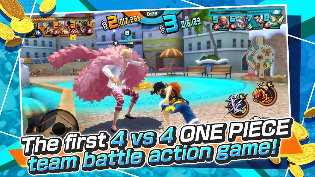 ONE PIECE Bounty Rush (ВАН ПИС Баунти Раш)  [МОД Много монет] Screenshot 2