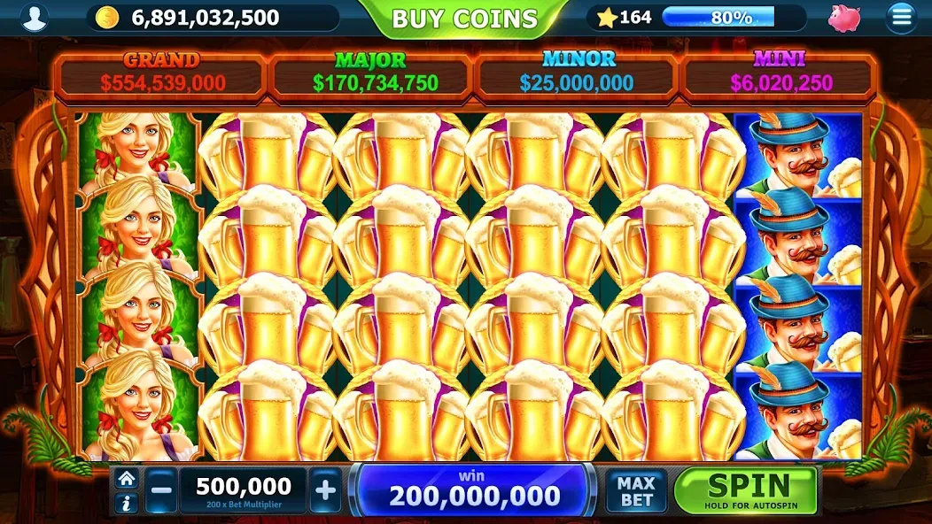 Slots of Vegas (Слоты Вегаса)  [МОД Unlocked] Screenshot 3