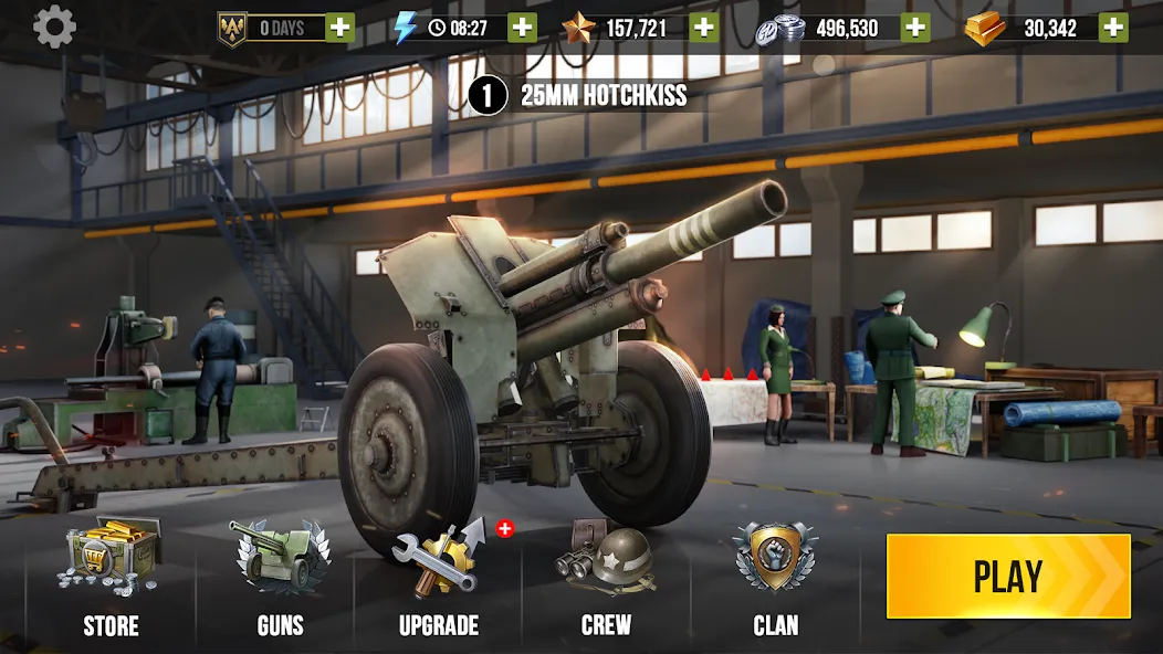 World of Artillery: Cannon War (Ворлд оф Артиллери)  [МОД Unlimited Money] Screenshot 4