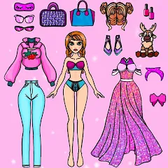 Взлом Doll Dress Up Makeup Girl Game (Чиби кукла одевает девушку игры)  [МОД Unlimited Money] - стабильная версия apk на Андроид