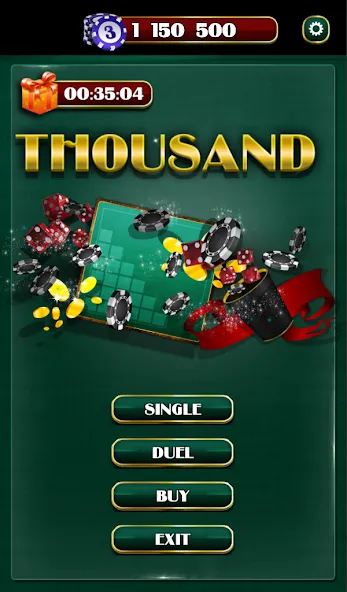 Thousand Dice  [МОД Меню] Screenshot 1