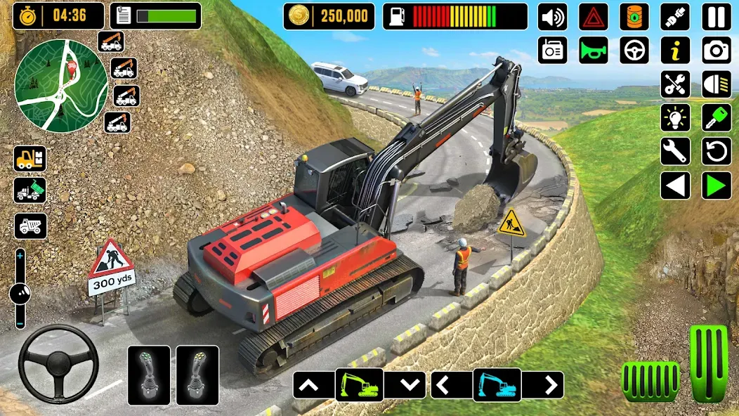 City Road Construction Games (Сити Роад Конструкшн Геймс)  [МОД Много денег] Screenshot 1