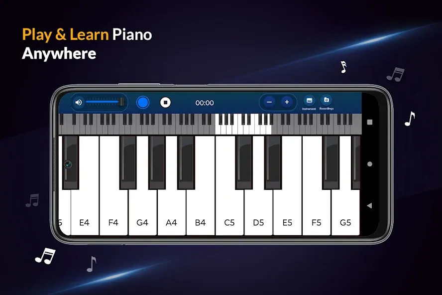 Real Piano Keyboard  [МОД Unlocked] Screenshot 1