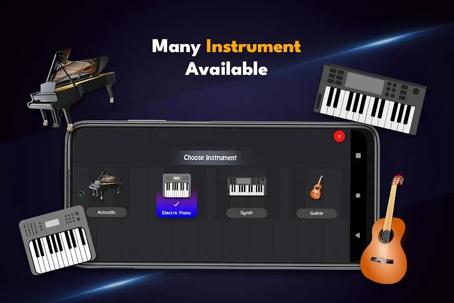 Real Piano Keyboard  [МОД Unlocked] Screenshot 5