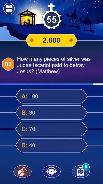 Daily Bible Trivia: Quiz Games  [МОД Mega Pack] Screenshot 4