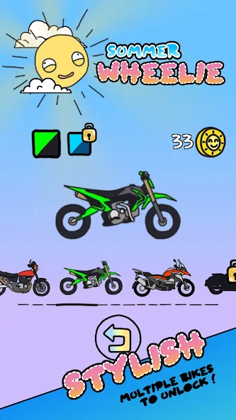 Summer Wheelie (Саммер Уили)  [МОД Меню] Screenshot 2