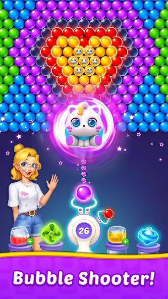 Bubble Shooter Home  [МОД Unlocked] Screenshot 1