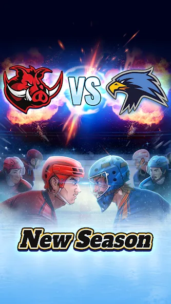 Superstar Hockey (уперстар Хоккей)  [МОД Menu] Screenshot 1