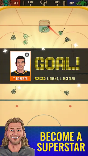 Superstar Hockey (уперстар Хоккей)  [МОД Menu] Screenshot 3