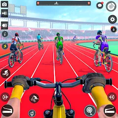 Скачать взломанную BMX Cycle Race 3d Cycle Games (гонка на велосипедах 3D игры на велосипеде)  [МОД Много денег] - последняя версия apk на Андроид