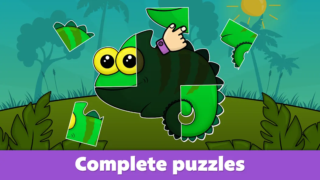 Kids Puzzle Games 2-5 years  [МОД Unlimited Money] Screenshot 3