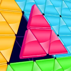 Скачать взломанную Block! Triangle Puzzle:Tangram  [МОД Mega Pack] - полная версия apk на Андроид