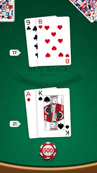 Blackjack (Блэкджек)  [МОД Unlocked] Screenshot 1