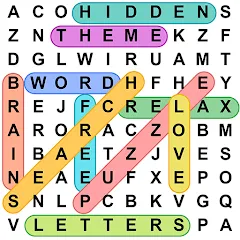 Скачать взломанную Word Search - Word Puzzle Game  [МОД Unlocked] - полная версия apk на Андроид