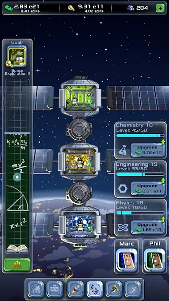 Idle Space Company (Айдл)  [МОД Бесконечные деньги] Screenshot 3