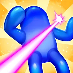 Взломанная Blob Shooter 3D — Assassin Hit  [МОД Все открыто] - стабильная версия apk на Андроид