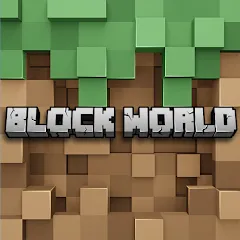 Скачать взломанную Block World 3D: Craft & Build  [МОД Все открыто] - последняя версия apk на Андроид