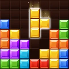 Взломанная Block Gems: Block Puzzle Games (Блок драгоценные камни)  [МОД Все открыто] - стабильная версия apk на Андроид