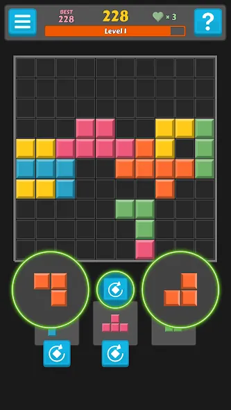 Block Buster - Hex and Square  [МОД Бесконечные деньги] Screenshot 3