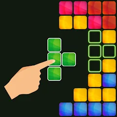 Взломанная Block Buster - Hex and Square  [МОД Бесконечные деньги] - последняя версия apk на Андроид