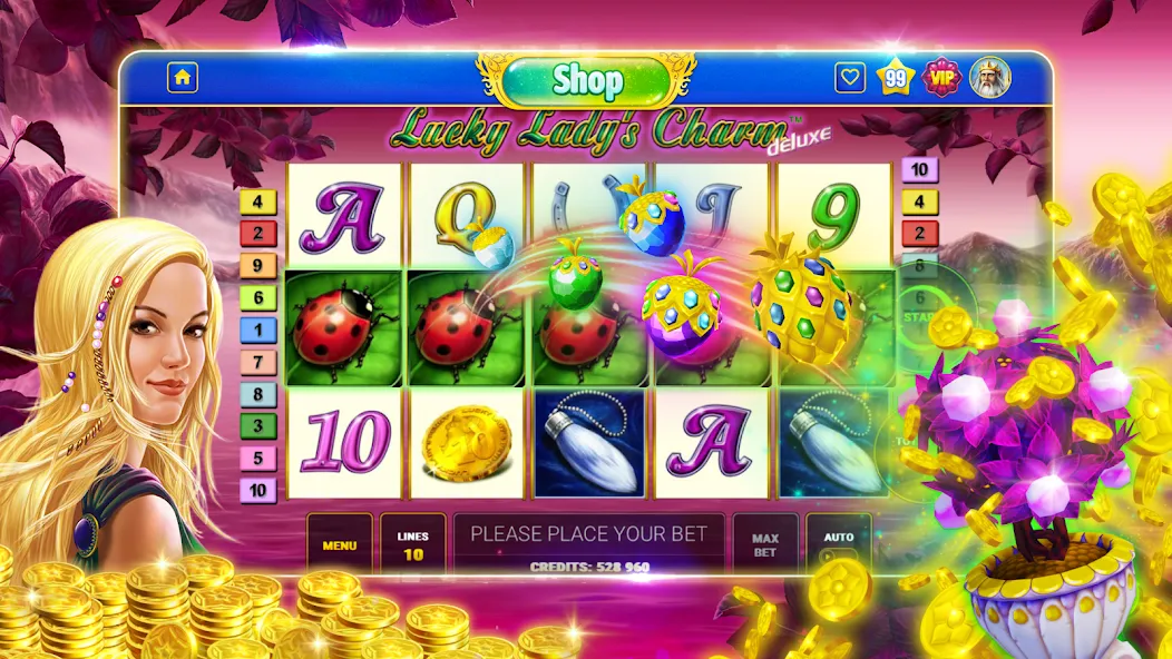 Bloom Boom Casino Slots Online (Блум Бум Казино Слоты Онлайн)  [МОД Unlocked] Screenshot 3